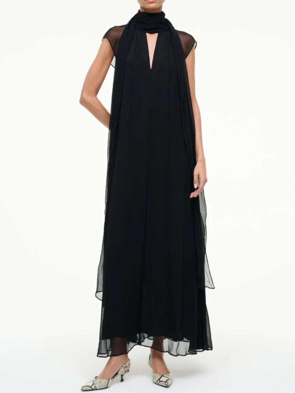 Staud Camilla Maxi Dress in Black